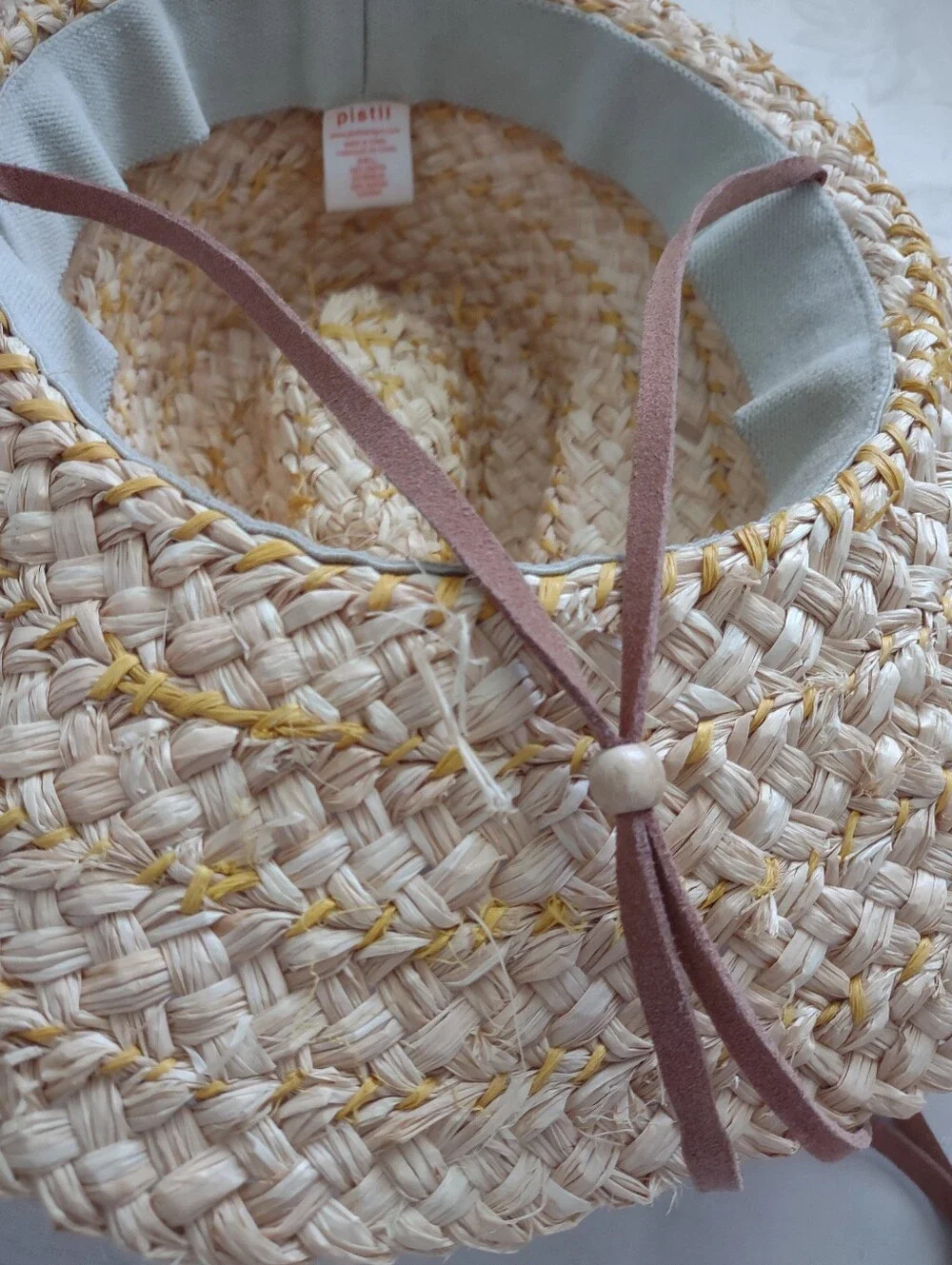 Pistil Braided Raffia Handmade Sun Hat Natural Color
